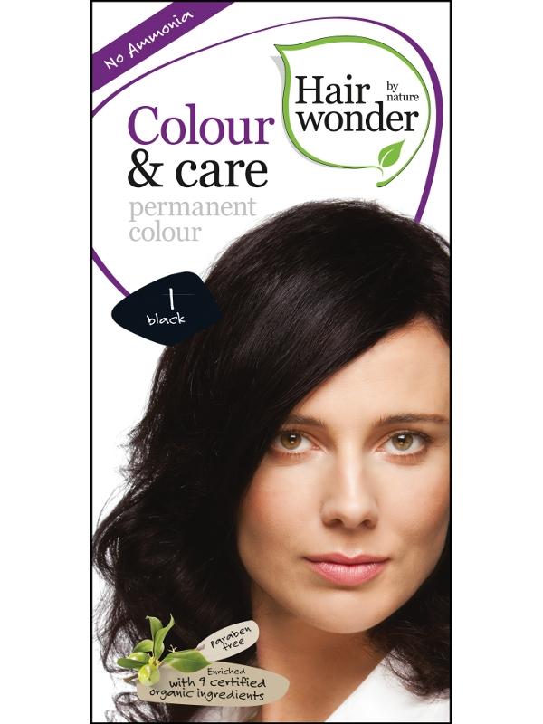 Hairwonder Colour & Care 1 100ml - Zwart