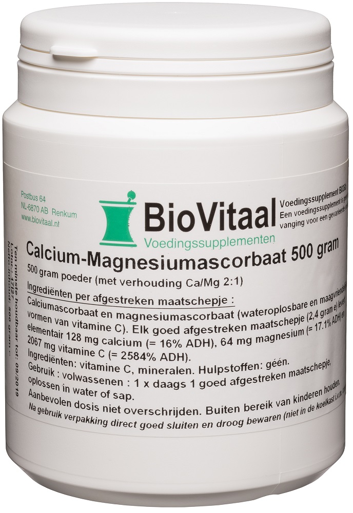 Biovitaal Calcium-Magnesiumascorbaat Poeder