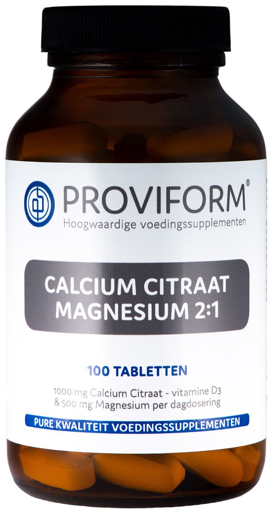 Proviform Calcium En Magnesium Citraat Tabletten 100st