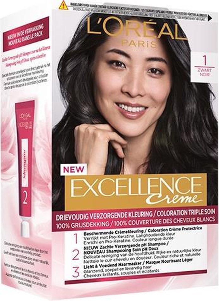 L'Oreal Paris L'Oréal Paris Excellence 1 - Zwart