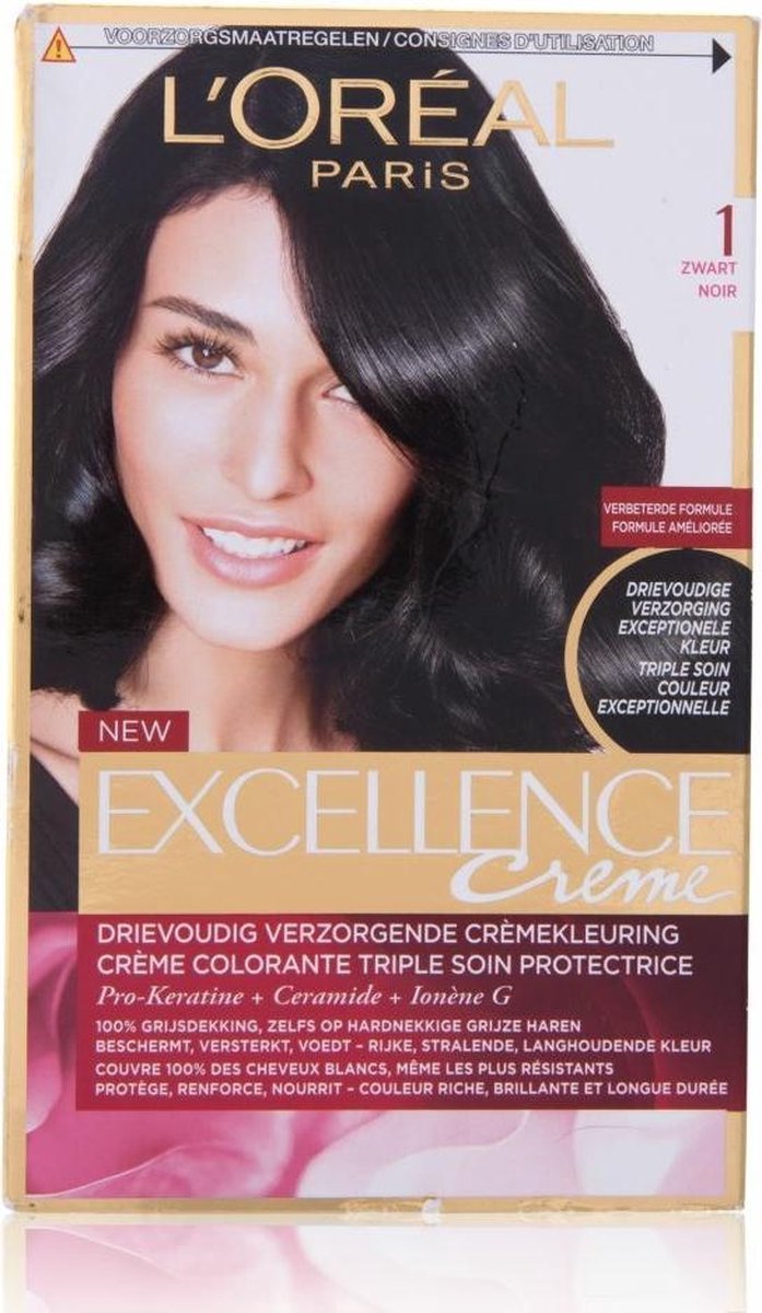 L'Oreal Paris L'Oréal Paris Excellence 1 - Zwart