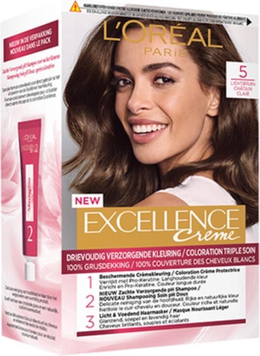 L'Oreal Paris L'Oréal Paris Excellence 5 Licht - Zwart