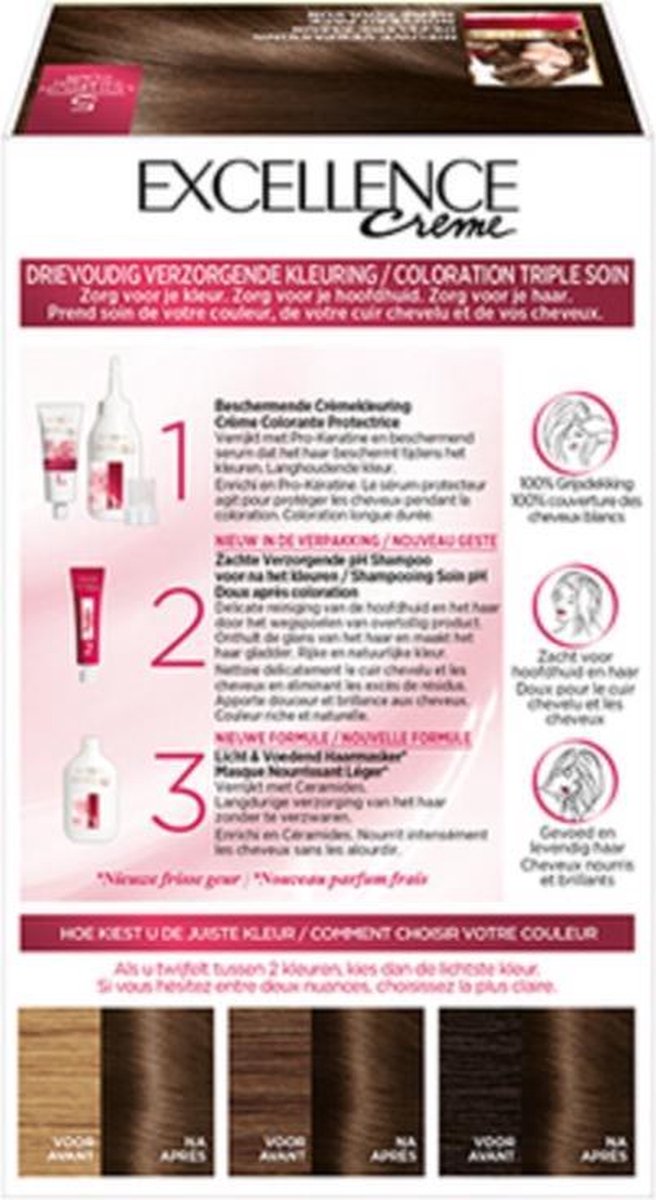 L'Oreal Paris L'Oréal Paris Excellence 5 Licht - Zwart