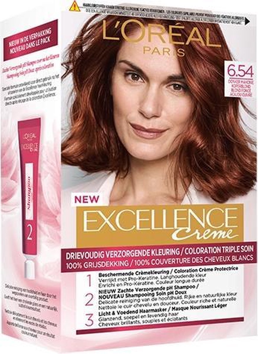 L'Oreal Paris L'Oréal Paris Excellence 6.54 Donker Mahonie Koperblond