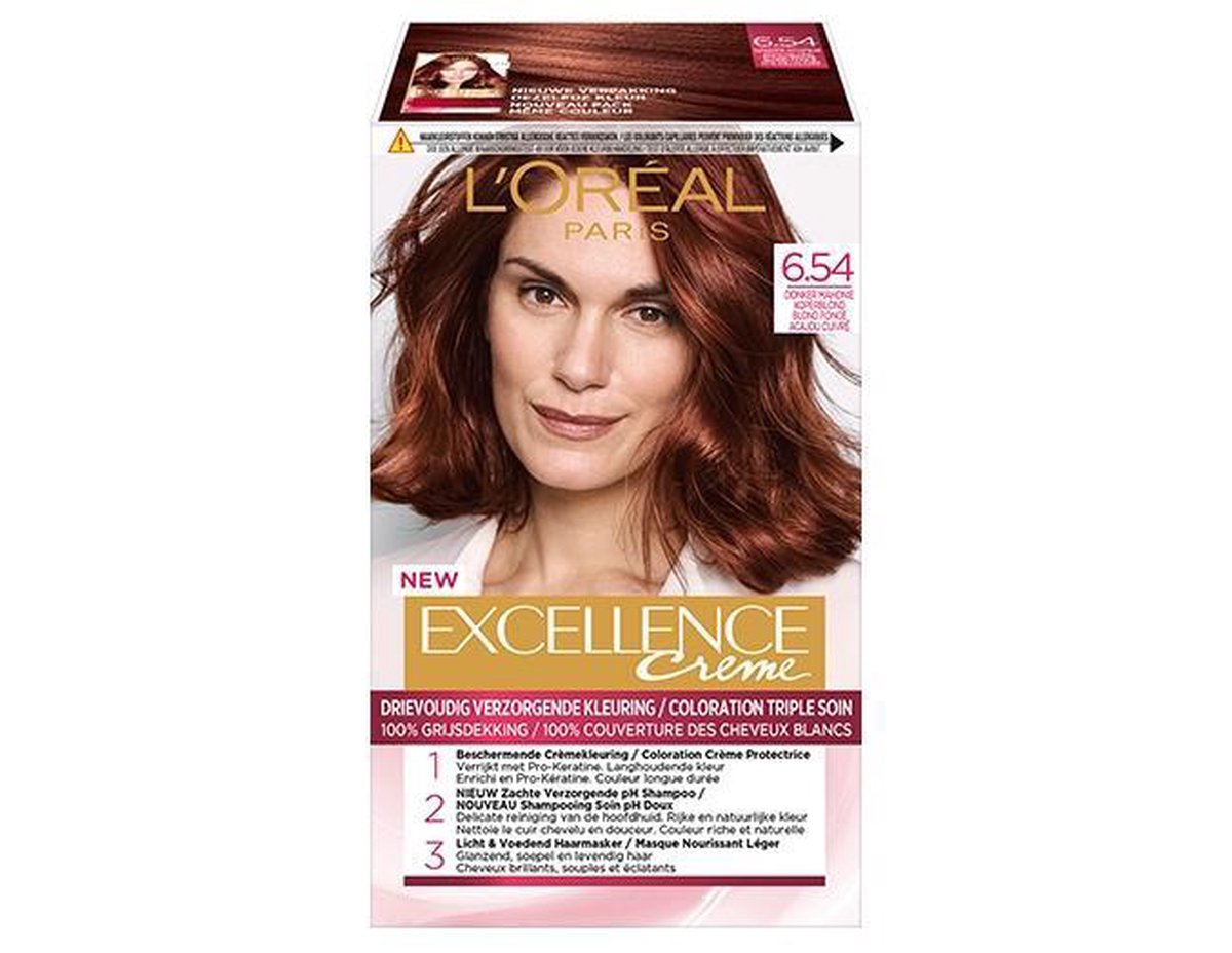 L'Oreal Paris L'Oréal Paris Excellence 6.54 Donker Mahonie Koperblond