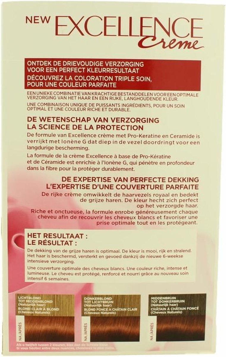 L'Oreal Paris L'Oréal Paris Excellence 6.54 Donker Mahonie Koperblond