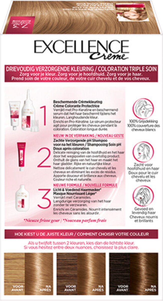 L'Oreal Paris L'Oréal Paris Excellence 7.3blond - Bruin