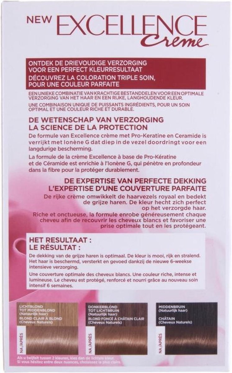 L'Oreal Paris L'Oréal Paris Excellence 7.3blond - Bruin