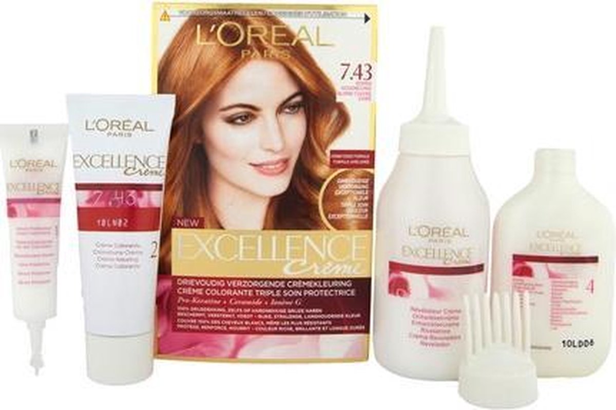 L'Oreal Paris L'Oréal Paris Excellence 7.43 Koperblond - Bruin