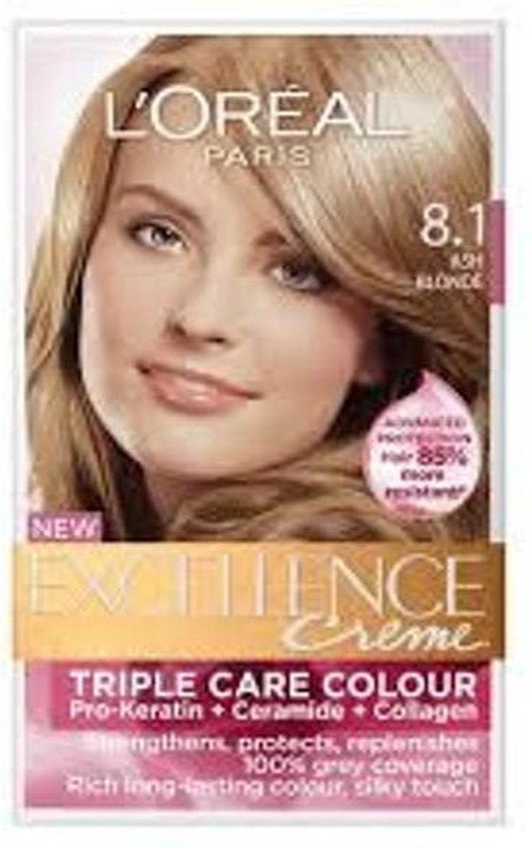 L'Oreal Paris L'Oréal Paris Excellence 8.1 Licht Asblond - Bruin