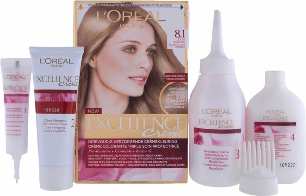 L'Oreal Paris L'Oréal Paris Excellence 8.1 Licht Asblond - Bruin