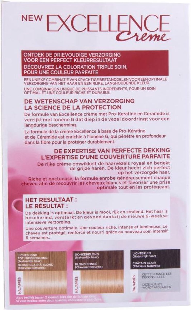 L'Oreal Paris L'Oréal Paris Excellence Pure Blonde 01 Natuurlijk Ultra Lichtblond