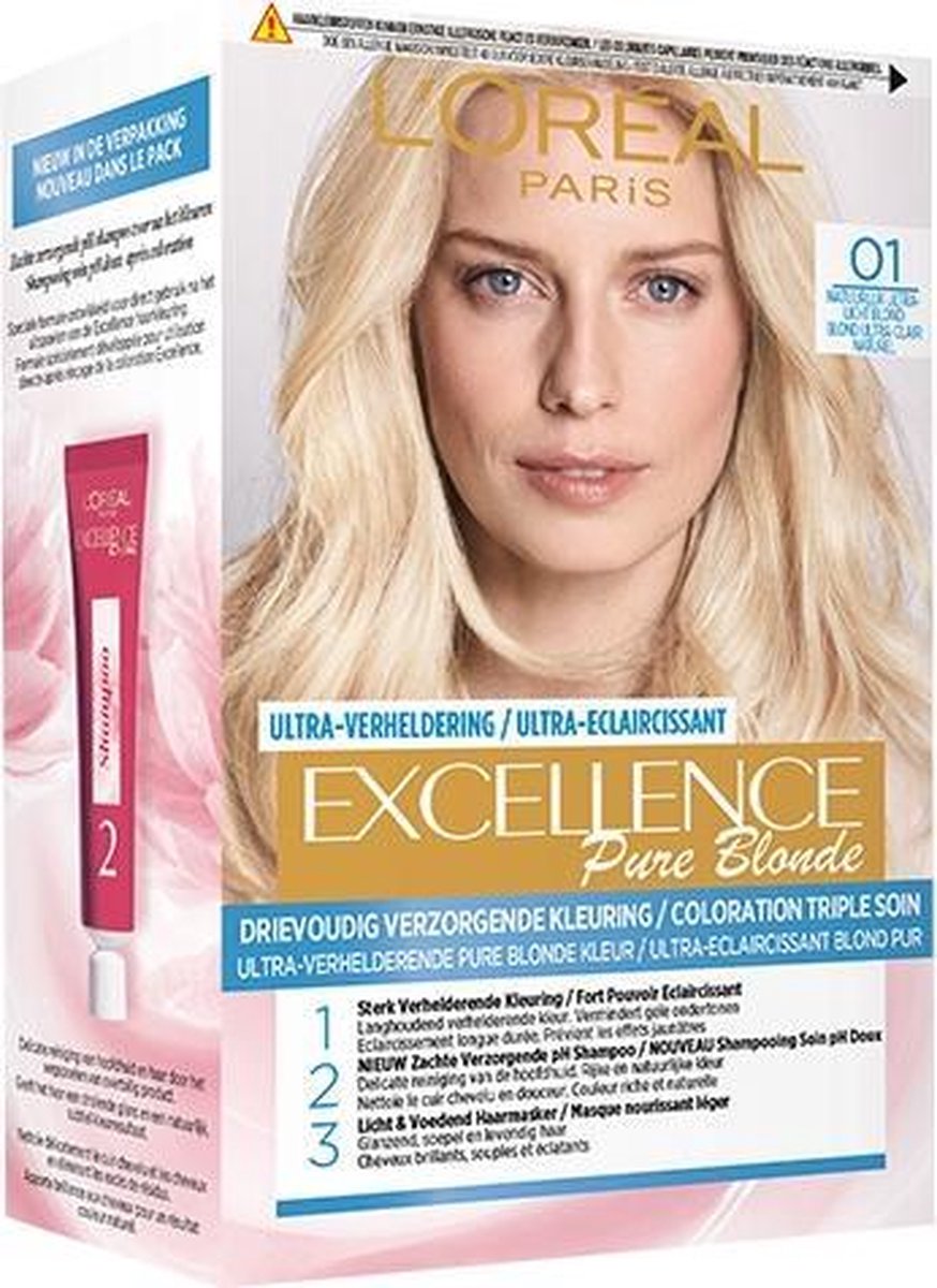 L'Oreal Paris L'Oréal Paris Excellence Pure Blonde 01 Natuurlijk Ultra Lichtblond