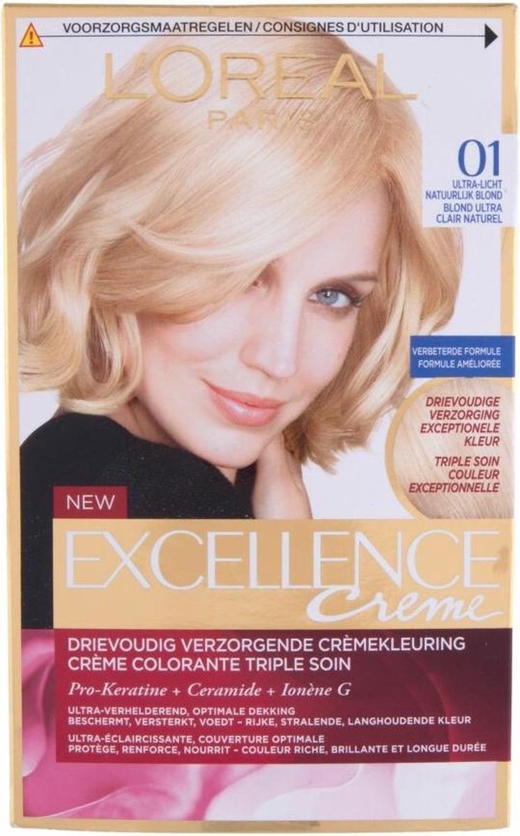 L'Oreal Paris L'Oréal Paris Excellence Pure Blonde 01 Natuurlijk Ultra Lichtblond