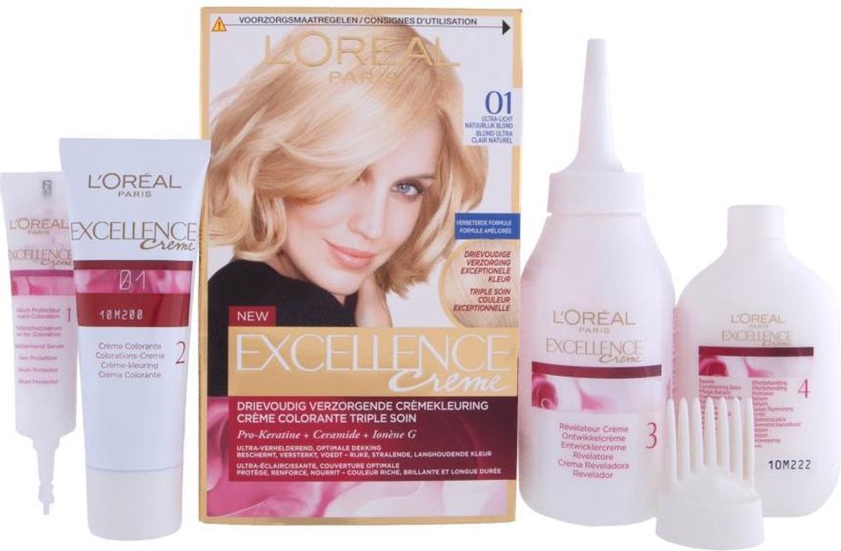 L'Oreal Paris L'Oréal Paris Excellence Pure Blonde 01 Natuurlijk Ultra Lichtblond