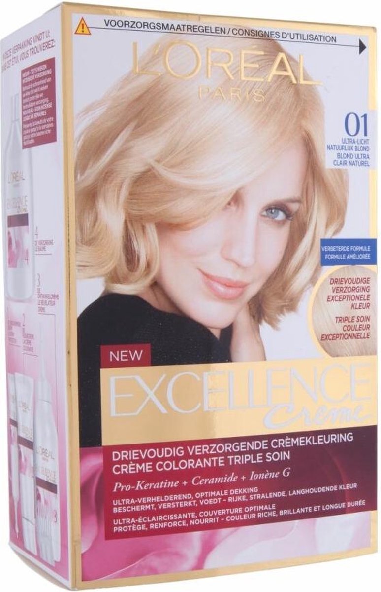 L'Oreal Paris L'Oréal Paris Excellence Pure Blonde 01 Natuurlijk Ultra Lichtblond