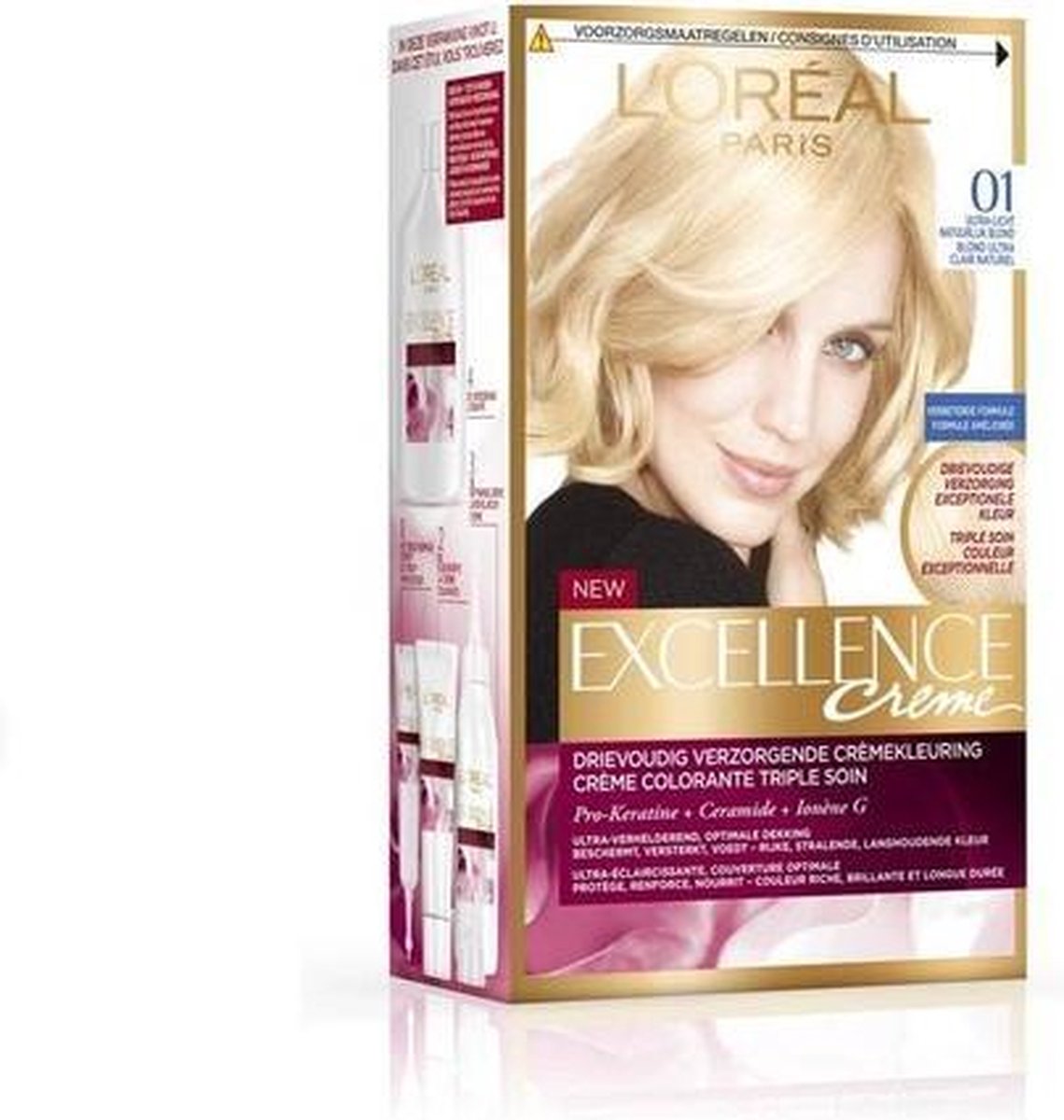 L'Oreal Paris L&apos;Oréal Paris Excellence Pure Blonde 01 Natuurlijk Ultra Lichtblond