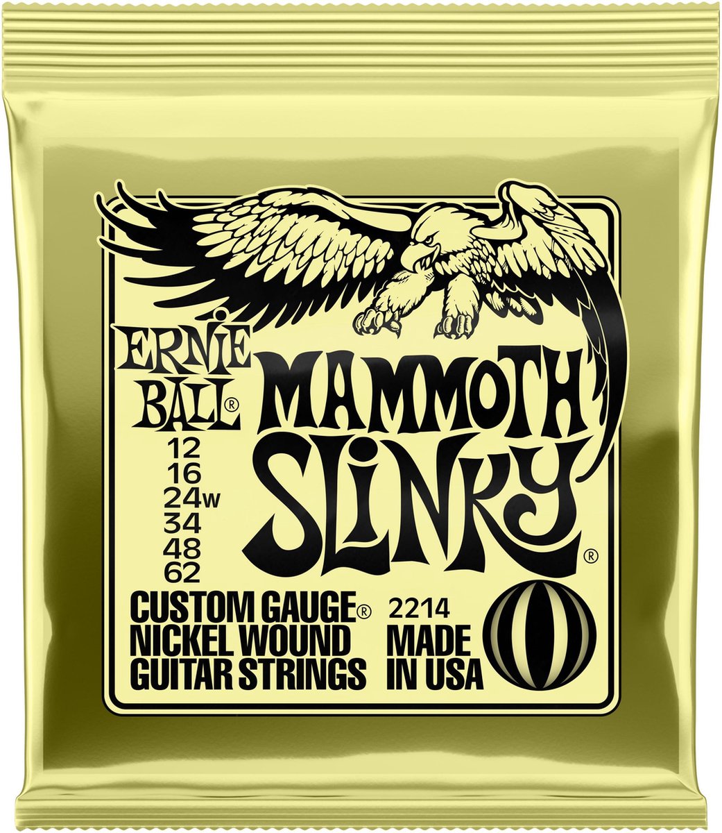 Ernie Ball 2214 Mammoth Slinky .012 - .062 snarenset