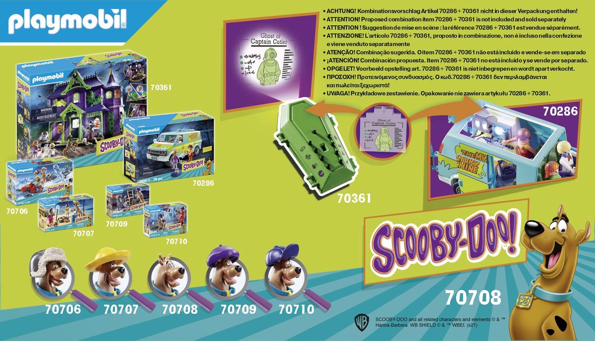 Playmobil 70708 Scooby-Doo! Avontuur Met Ghost Diver