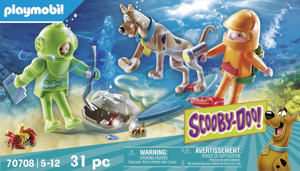 Playmobil 70708 Scooby-Doo! Avontuur Met Ghost Diver