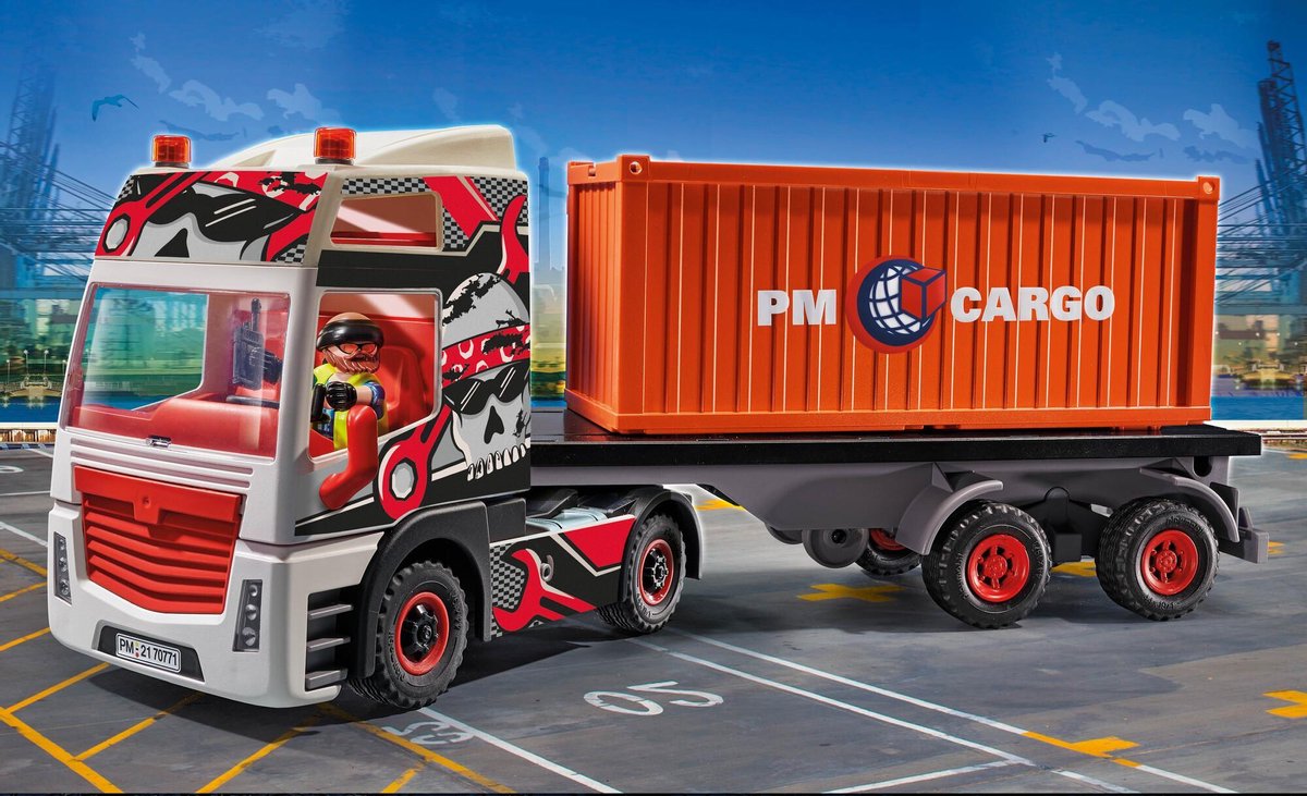 Playmobil 70771 Truck Met Aanhanger - Rood