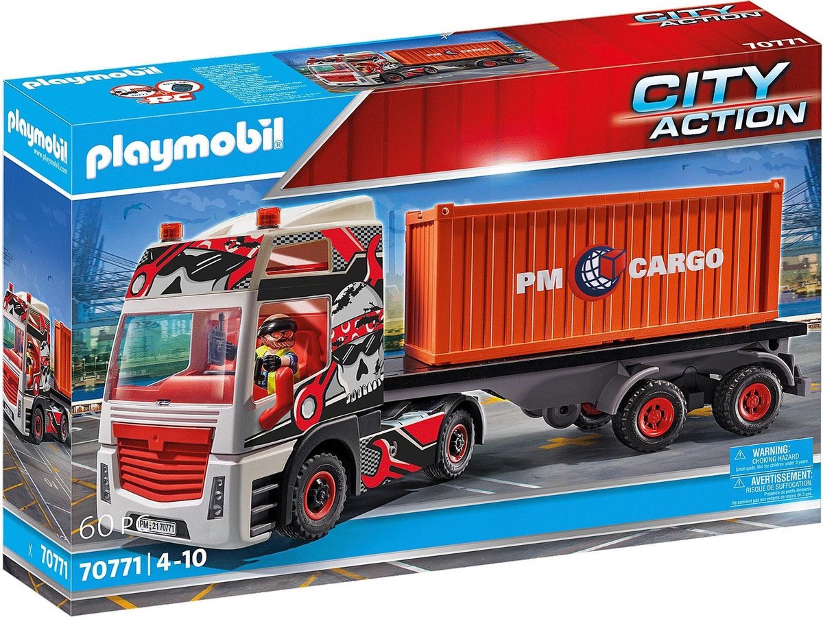 Playmobil 70771 Truck Met Aanhanger - Rojo