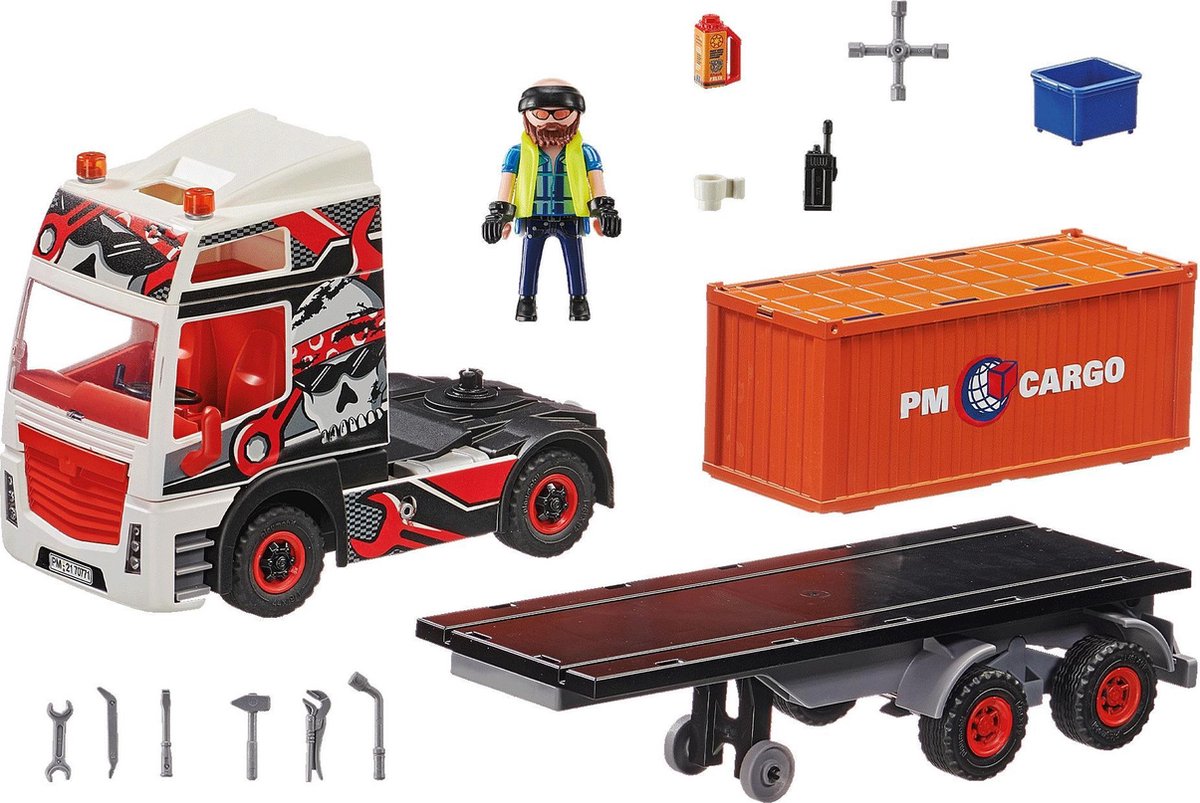 Playmobil 70771 Truck Met Aanhanger - Rood