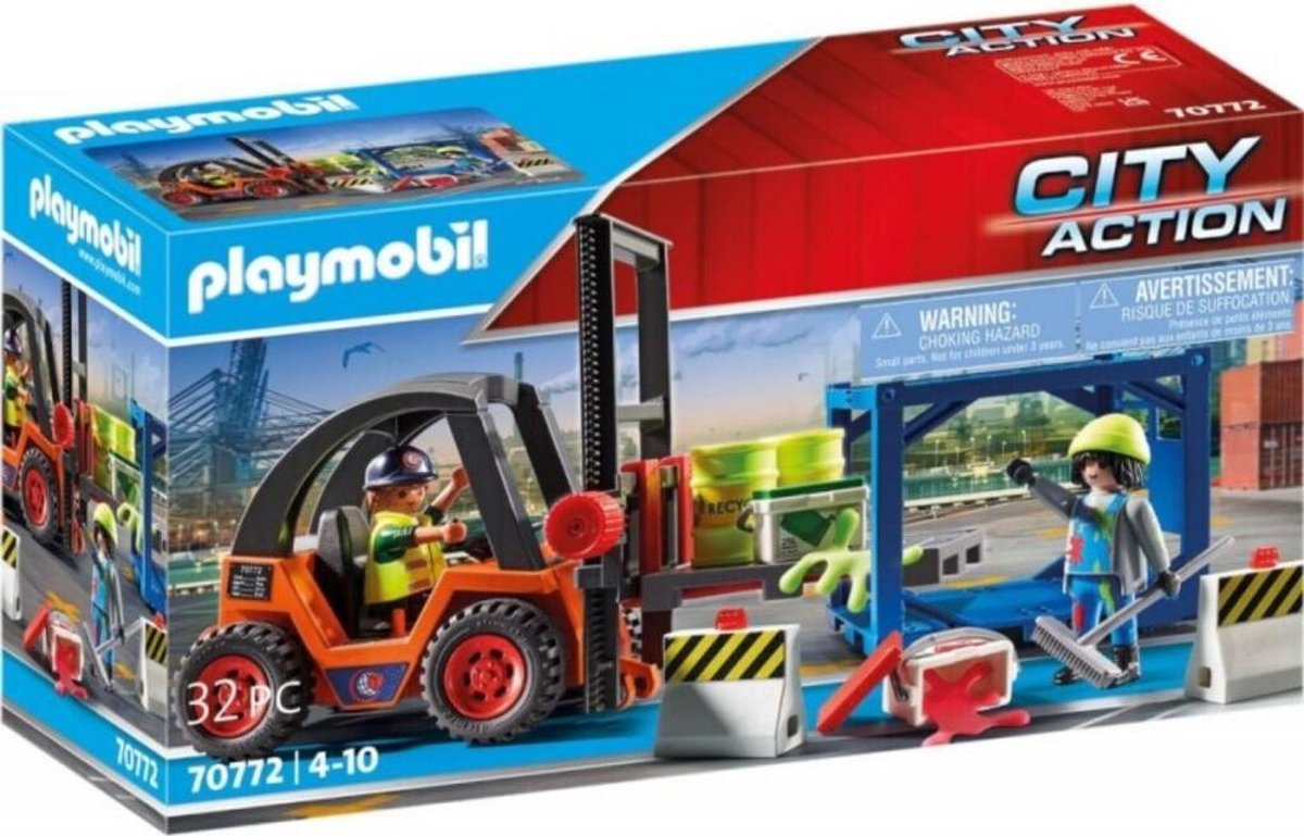 Playmobil 70772 Vorkheftruck Met Lading