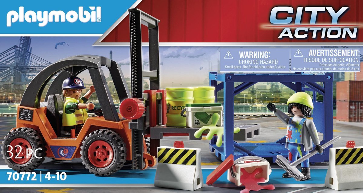 Playmobil 70772 Vorkheftruck Met Lading