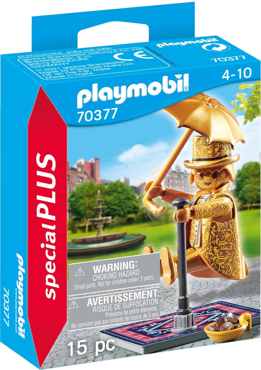 Playmobil 70377 Straatartiest - Goud