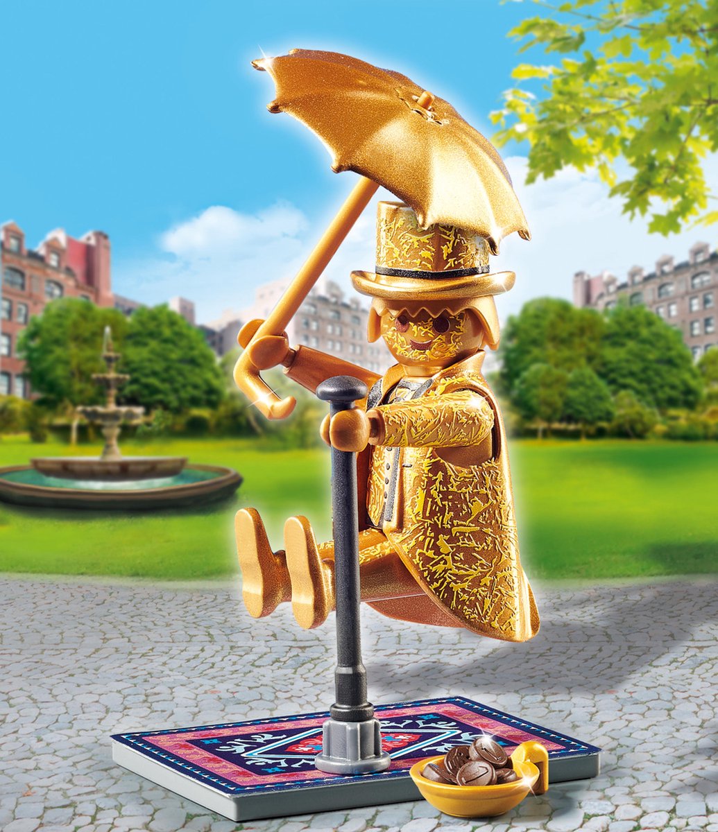 Playmobil 70377 Straatartiest - Goud