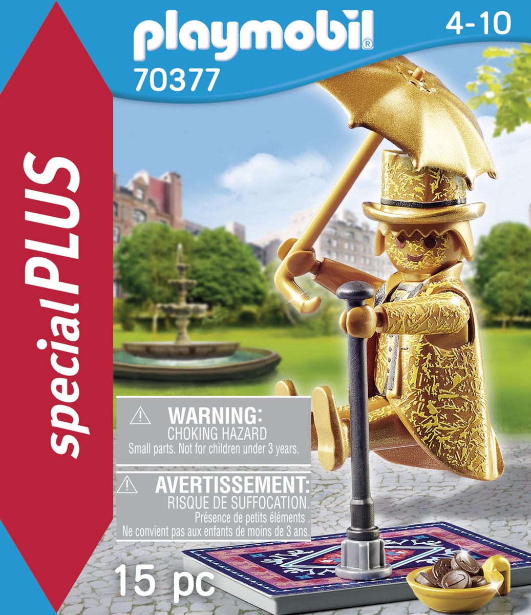 Playmobil 70377 Straatartiest - Goud