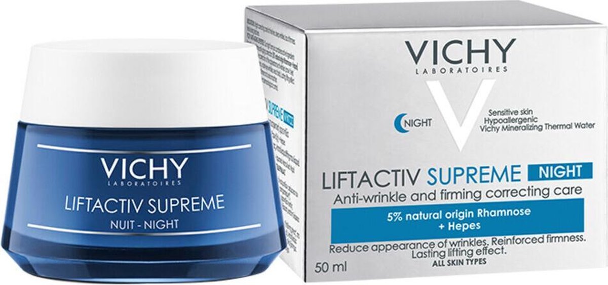 Vichy Liftactiv Supreme Anti-rimpel Nachtcrème - 50ml