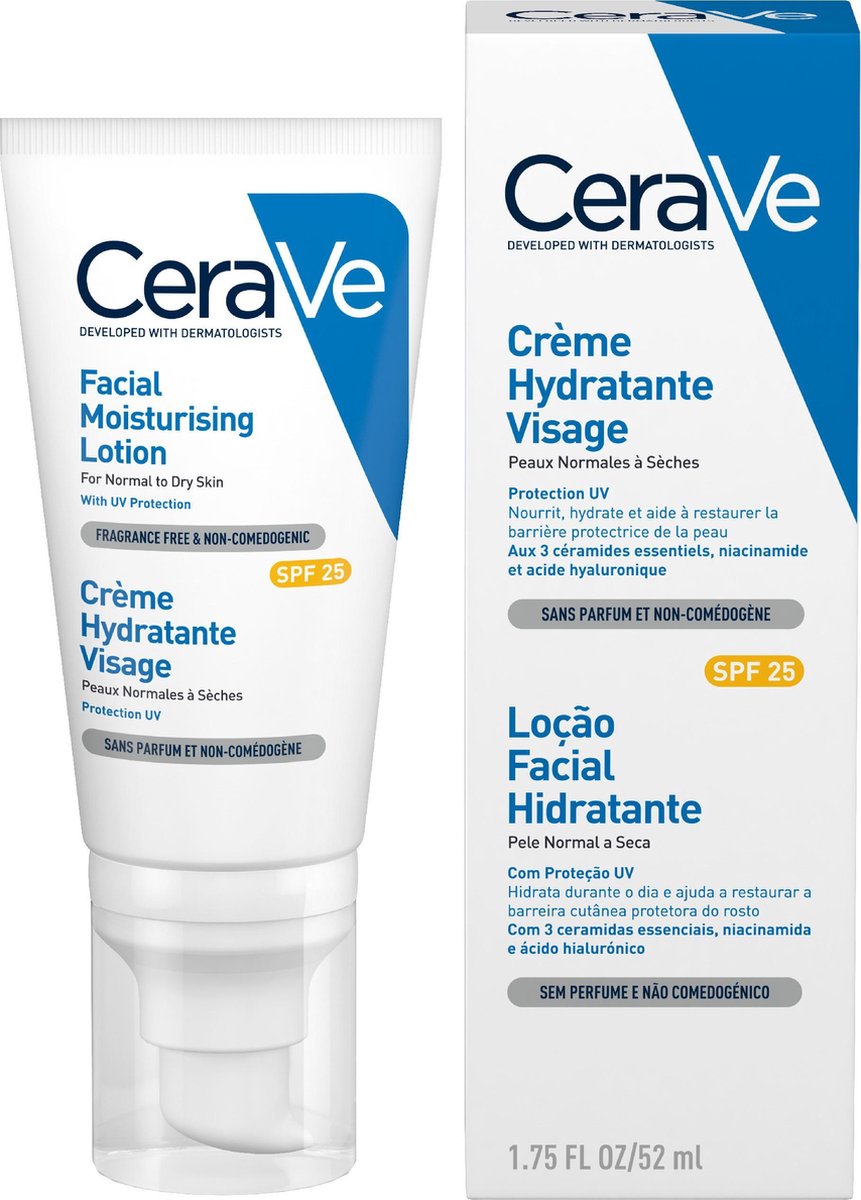 CeraVe Hydraterende Gezichtscrème SPF25 - 52ml