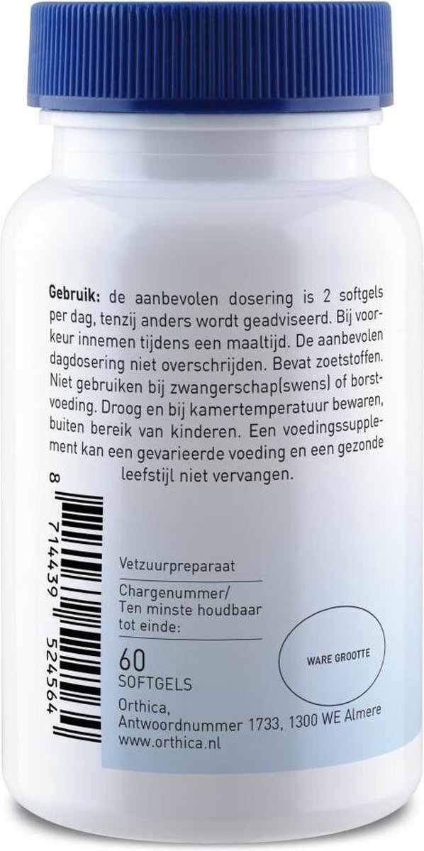 Orthica Omega 3 Krillolie - 60st