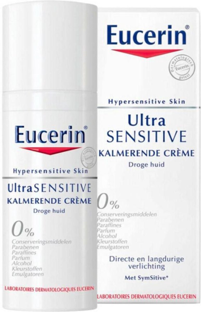 Eucerin UltraSENSITIVE Kalmerende Crème Droge Huid - 50ml