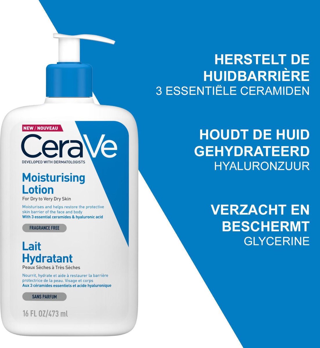 CeraVe Hydraterende Melk - 473ml