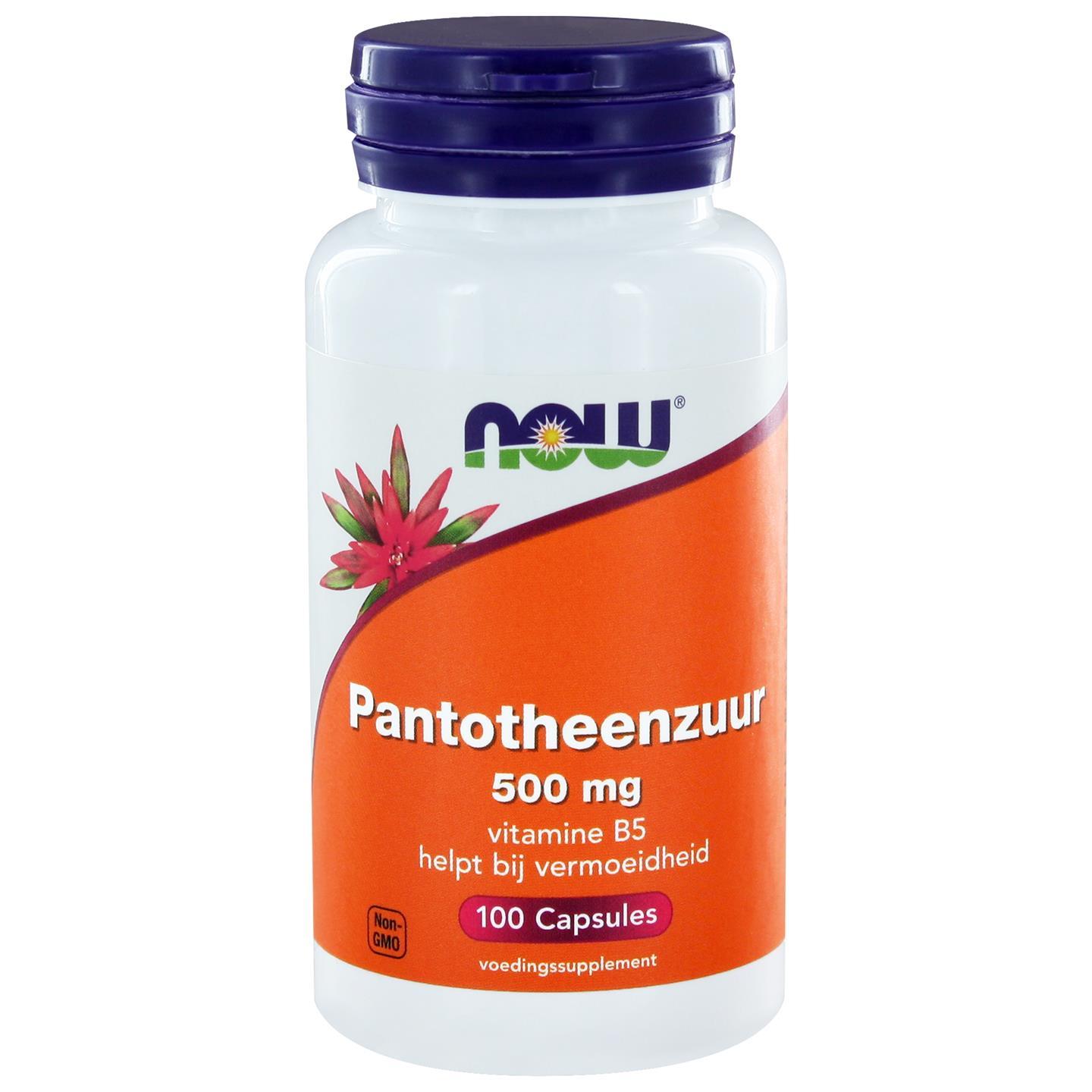 Now Pantotheenzuur 500 mg (B5) (100 caps) - Foods