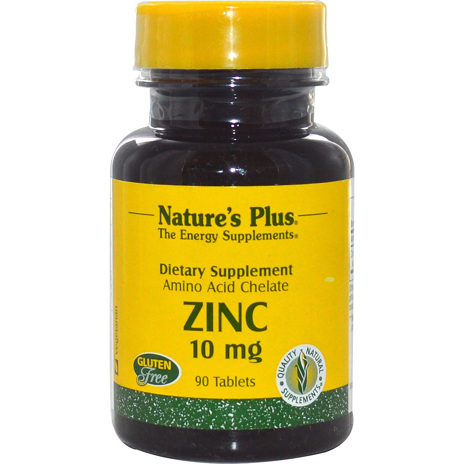 Nature&apos;s Plus Zinc, 10 mg (90 Tablets) -