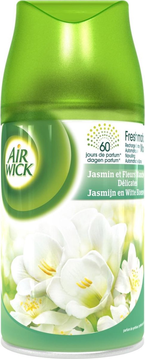 Airwick Freshmatic Jasmijn ente Bloemen Luchtverfrisser Navulling - Wit