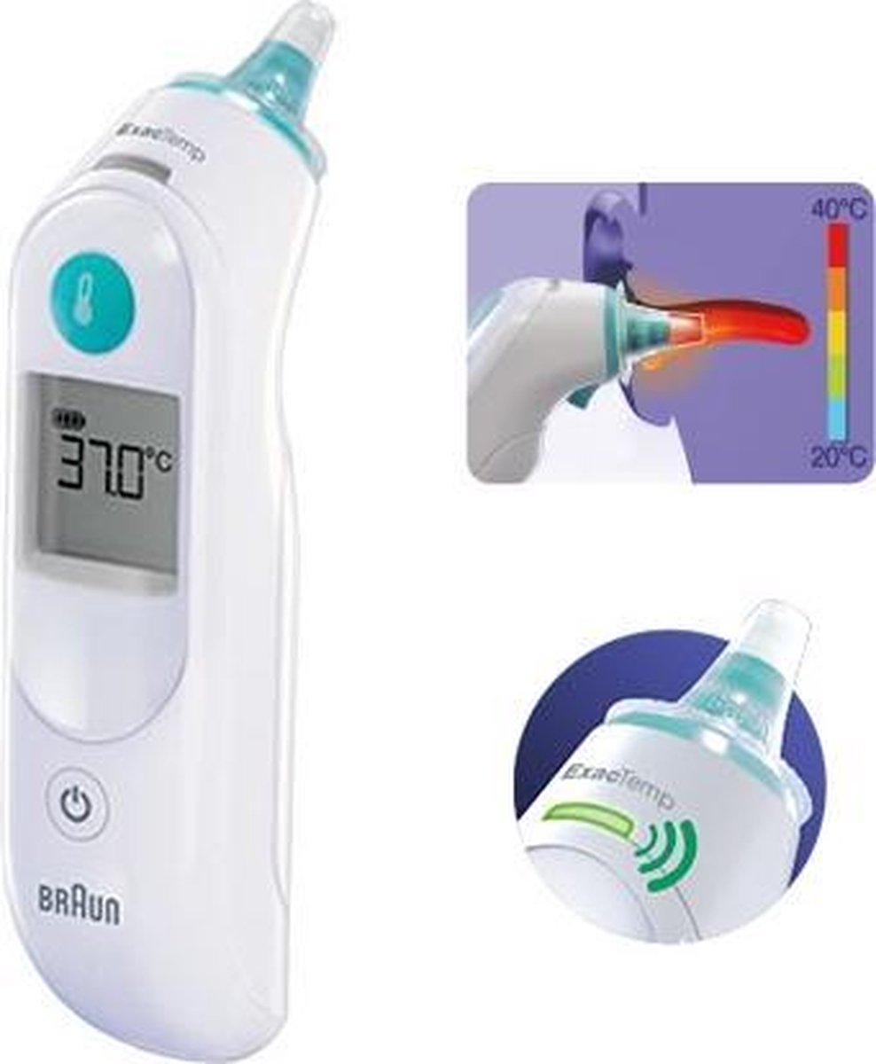 Braun ThermoScan IRT6020 Thermometer - Groen