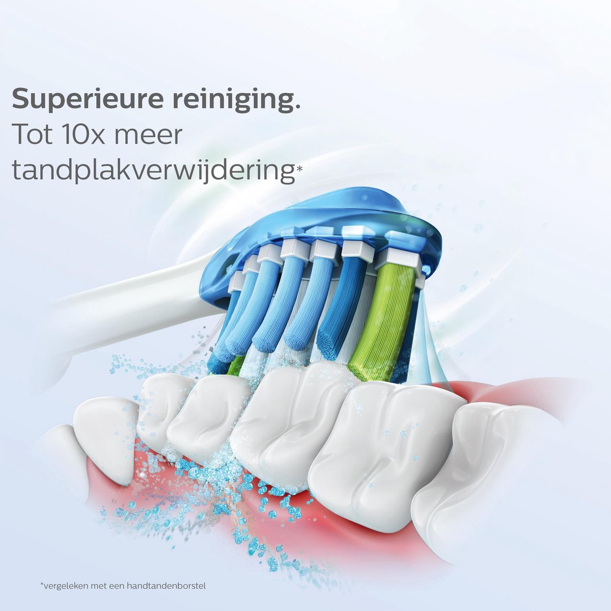 Philips Sonicare Premium Plaque Defense HX9044/17 (4 stuks) - Wit