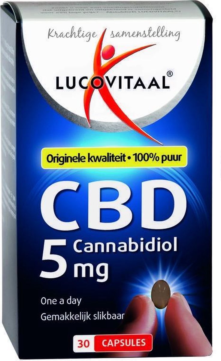 Lucovitaal CBD Capsules - Forte 5 mg 30 Capsules