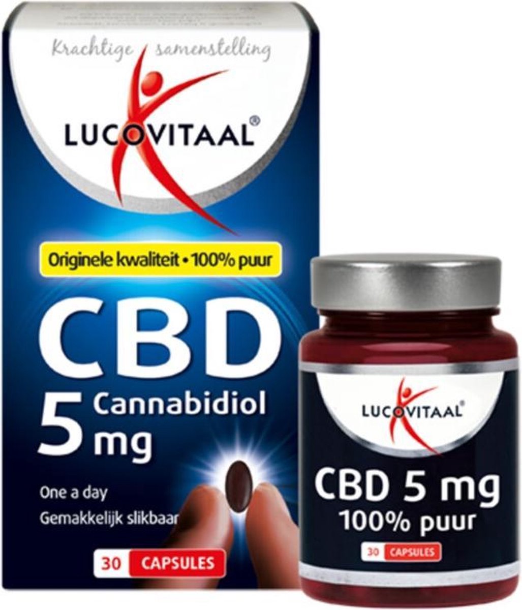 Lucovitaal CBD Capsules - Forte 5 mg 30 Capsules