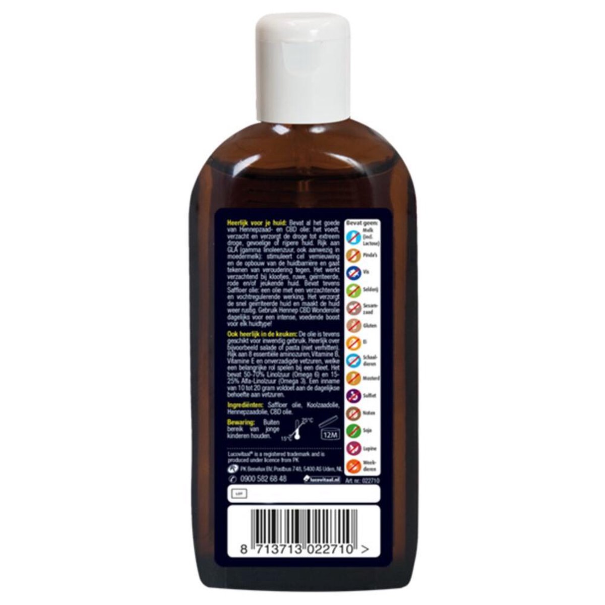 Lucovitaal CBD Huidwonder Olie - 200 ml