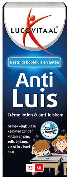 Lucovitaal Anti-Luis Behandeling - Crème Lotion + Kam 75 ml