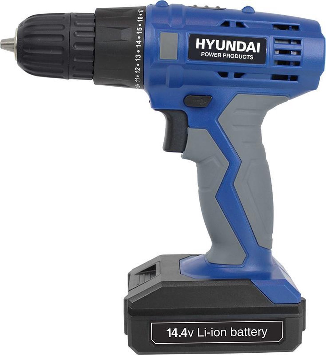 Hyundai Li-Ion Accu Boor-/Schroefmachine - 14,4V - Blauw