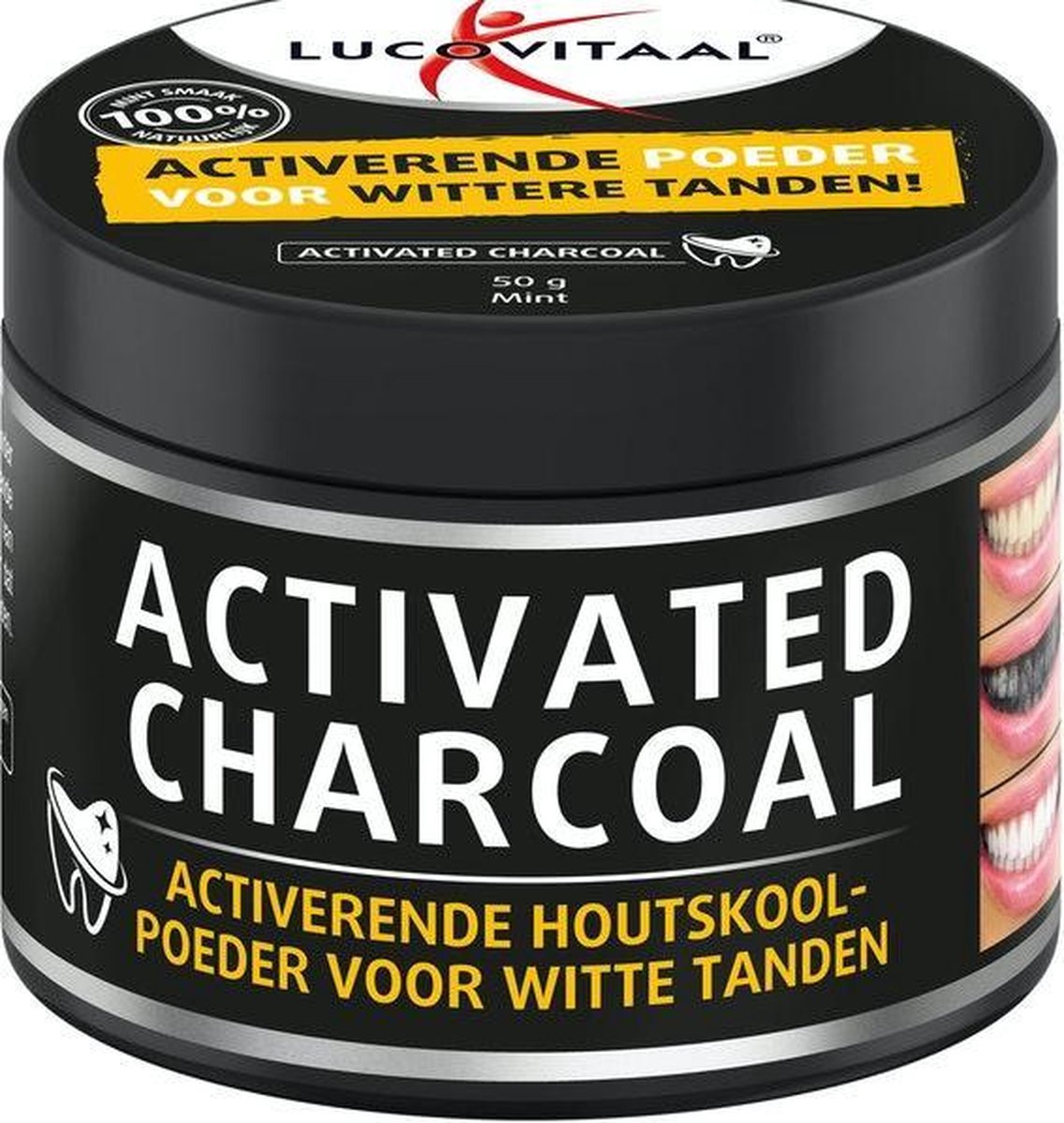 Lucovitaal Activated Charcoal Houtskoolpoeder Supplement