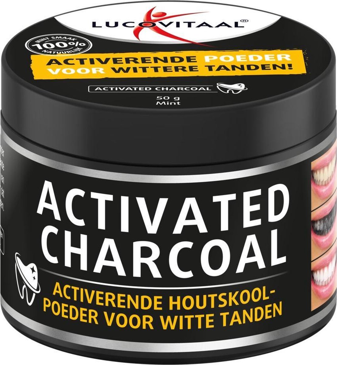 Lucovitaal Activated Charcoal Houtskoolpoeder Supplement