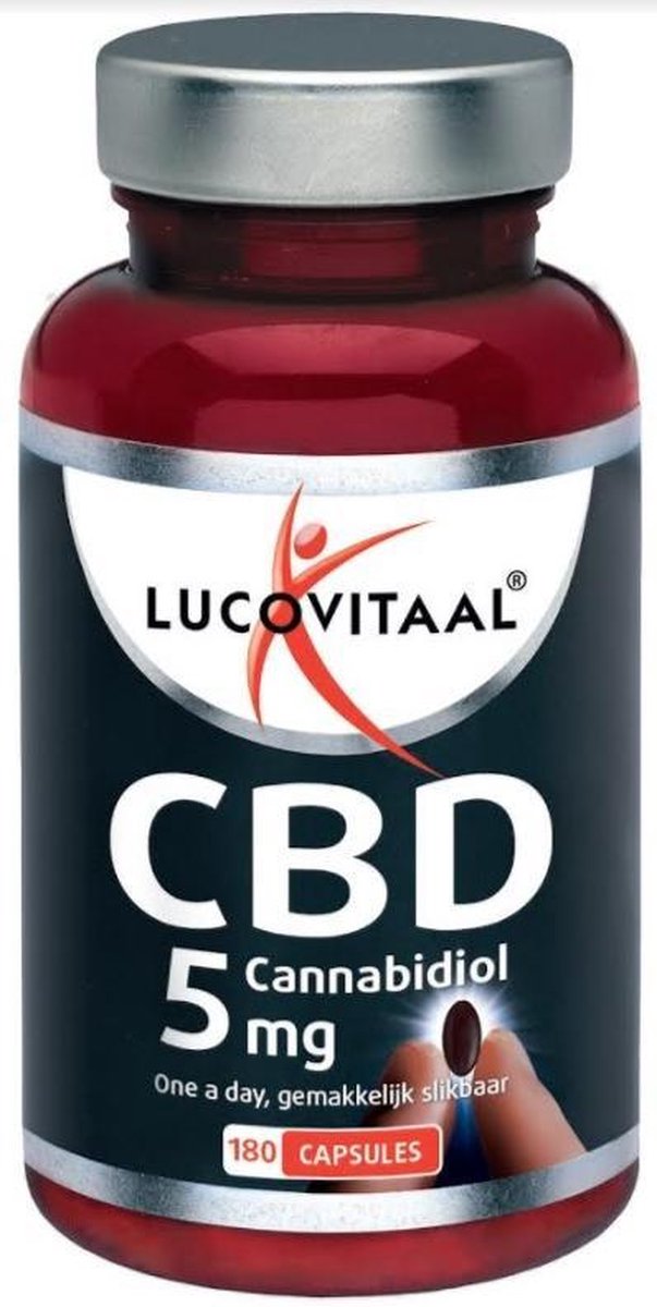 Lucovitaal CBD capsules 10 mg 100% PUUR - 5 mg Capsules